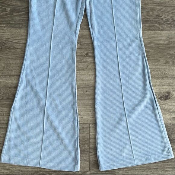 Aerie Light Blue Flare Pants - Picture 4 of 7
